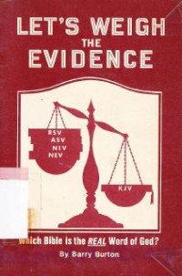 Image of Let's weigh the evidence