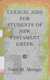 Image of Lexical aids for students of new testament grek