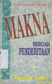 Image of Makna sebuah penderitaan
