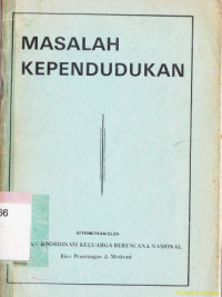 Image of Masalah kependudukan