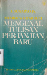 Image of Mengenal tulisan perjanjian baru