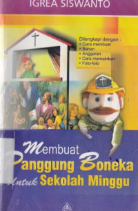 Image of Membuat panggung boneka untuk sekolah minggu
