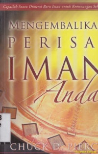 Image of Mengembalikan perisai iman anda