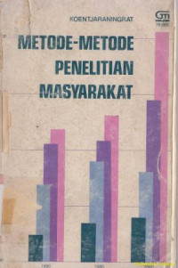 Image of Metode-metode penelitian masyarakat