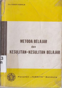 Image of Metode belajar dan kesulitan belajar