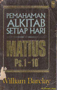 Image of Pemahaman Alkitab Setiap Hari Injil Matius 1-10