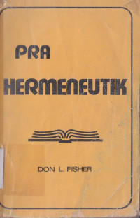 Image of Pra hermeneutik