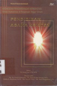 Image of Pendidikan agama kristen :materi instruksional matakuliah pengembangan kepribadian