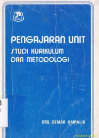 Image of Pengajaran unit studi kurikulum dan metodologi