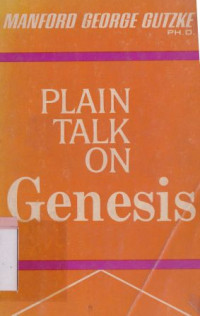 Image of Plain talk on genesis