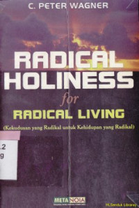 Image of Kekudusan yang radikal untuk kehidupan yang radikal (radical holiness for radical living)