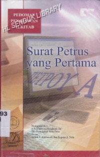 Image of Surat petrus yang pertama