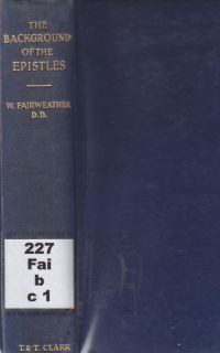 Image of The background of the epistles