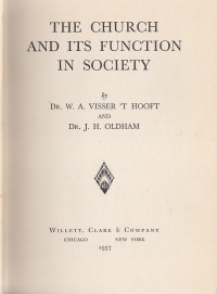 Image of The church and its function in society