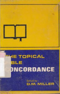 Image of The topical Bible concordance