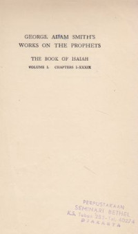 Image of The book of isaiah