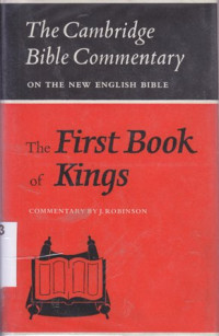 Image of The First Book Of Kings