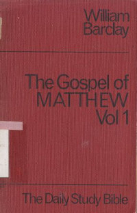Image of The gospel of matthew vol. 1