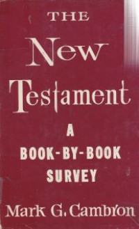 Image of The New Testament : a book by-book survey