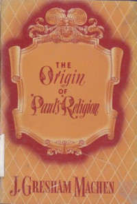 Image of The origin of paul's religion