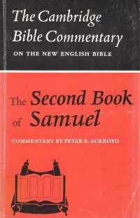 Image of The first book of kings : the cambridge bible commentary on the new english bible