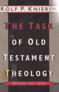 Image of The task of old testament theology