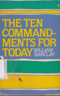 Image of The ten commandments for today