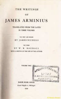 Image of The writings of James Arminius