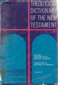 Image of Theologia dictionary of the new testament [v. 8]