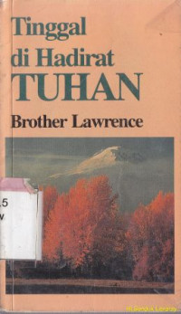 Image of Tinggal di hadirat Tuhan