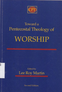 Image of Toward a pentecostal theology of worship