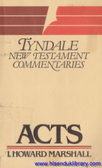 Image of Tyndale new testament commentaries the Acts of the apostles