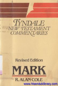 Image of Tyndale new testament commentaries the Gospel according to Mark revised edition