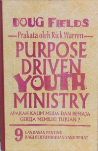 Image of Apakah kaum muda dan remaja gereja memiliki tujuan?