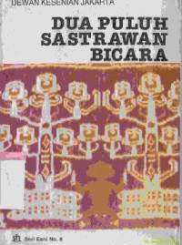 Image of Dua puluh sastrawan bicara