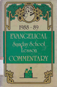 Image of Evangelical sunday school lesson commentary 1988-89