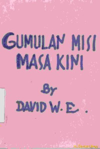 Image of Gumulan misi masa kini