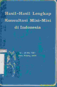 Image of Hasil-hasil lengkap konsultasi misi-misi di Indonesia