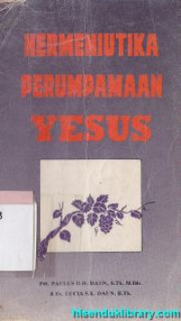 Image of Hermeneutika perumpamaan Yesus