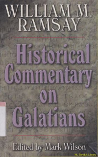 Image of Historical commentary on galatians