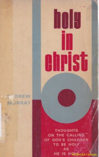 Image of Holy in christ