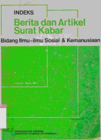Image of Indeks berita dan artikel surat kabar