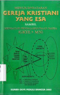 Image of Mewujudnyatakan gereja kristiani yang esa sambil mengatasi penyalahgunaan napza (GKYE MN)