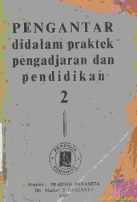 Image of Pengantar di dalam praktek pengajaran dan pendidikan 2
