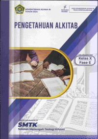Image of Pengetahuan Alkitab Kelas X Fase E (SMTK)