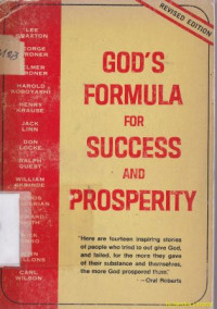 Image of God's formula for success and prosperity