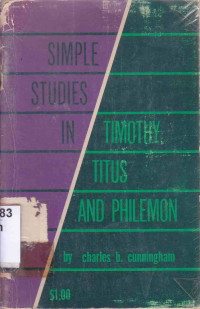 Image of Simple studies in Timothy Titus and Philemon
