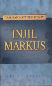 Image of Tafsiran Matthew Henry : injil Markus