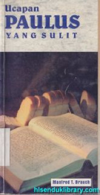 Image of Ucapan Paulus yang sulit
