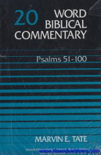 Image of Word Biblical Commentary - Vol.20 : Psalms 51-100